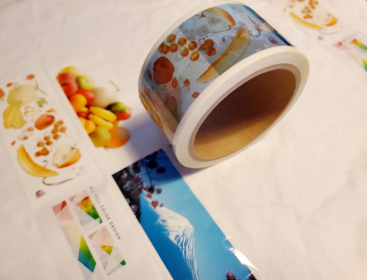 4色フルカラーグラビア印刷OPPテープサンプル